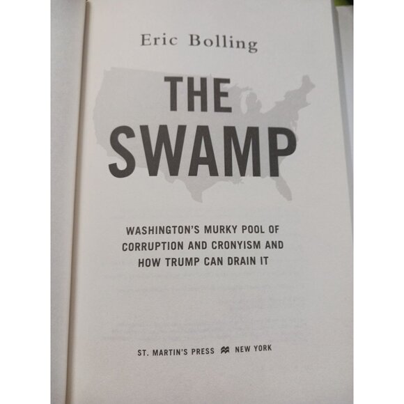 The Swamp by Eric Bolling HC DJ NEW - Picture 4 of 5